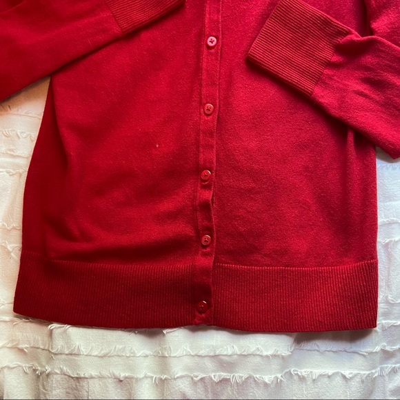 Red Merona Cardigan - Picture 6 of 8